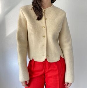 Vintage boiled wool jacket, XS